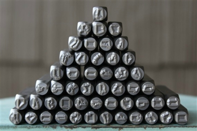 6mm (1/4") US State 50 Stamp Set - SGCH-STATE6mm