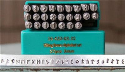 3mm Viking Rune Stamp Set - SGCH-VIKING3mm