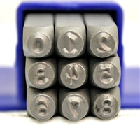 3mm Kristen - Playground Font Metal Number Stamp Set - SGE-2N