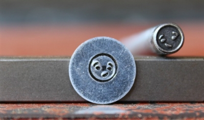Emoji Face - Smirking Metal Design Stamp - SGEM-15