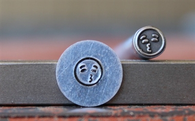 Emoji Face - Kissy Face Metal Design Stamp - SGEM-20