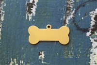 Brass 7/8" x 1 3/4" Dog Bone Metal Stamping Blank - 5 Pack - SGET-5463