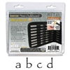 Beadsmith 3mm Chalkboard - Papyrus Font Lowercase Metal Letter Alphabet Stamp Set - SGLPS68
