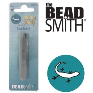 Beadsmith Lizard Metal Design Stamp - SGLPSD108