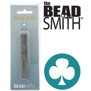Beadsmith Club Card Metal Design Stamp - SGLPSD64