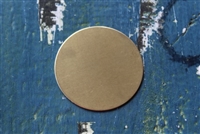 Brass 1.5" Circle Metal Stamping Blank - 5 Pack - SGMET-400.05G