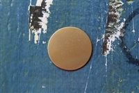 Brass 3/4" Circle Metal Stamping Blank - 5 Pack - SGMET-400.25G
