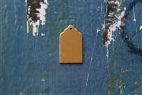 Brass 13/16" Luggage Tag Metal Stamping Blank - 10 Pack - SGMET-450.18