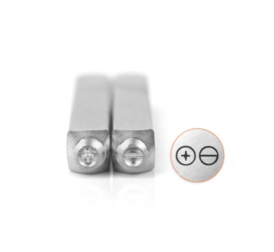 Impress Art Screw Heads 2 Pack Metal Design Stamp Set - SGSC1510-AP-4MM