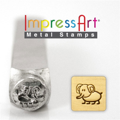 Impress Art Ellie Elephant Metal Design Stamp - SGSC1513-I-6MM