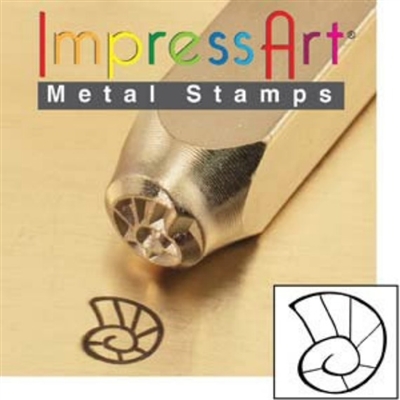 Impress Art Sea Shell Metal Design Stamp - SGSC1519-J-6MM