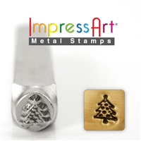 Impress Art Christmas Tree Metal Design Stamp - SGSC1520-E-6MM