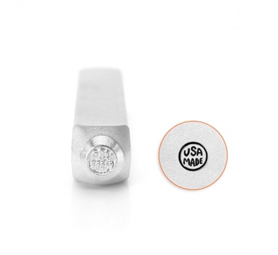 Impress Art "USA Made" Word Metal Design Stamp - SGSC1525-J-4MM