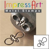 Impress Art Baby Pacifier Metal Design Stamp - SGSC155-G-6MM