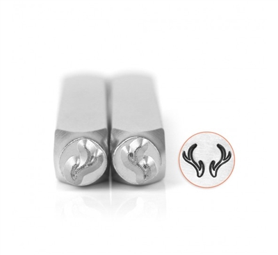 Impress Art Antler 2 Pk Metal Design Stamps - SGSC156-AV-6MM2PC