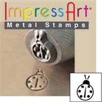 Impress Art Lady Bug Metal Design Stamp - SGSC156-H-6MM