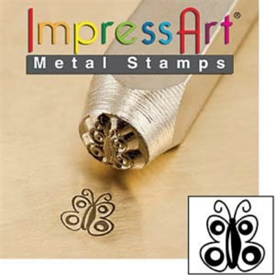Impress Art Butterfly Metal Design Stamp - SGSC156-T-6MM