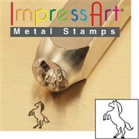 Impress Art Standing Horse Metal Design Stamp - SGSC156-X-6MM