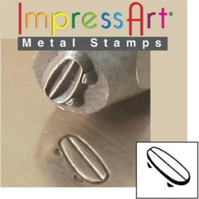 Impress Art Skateboard Metal Design Stamp - SGSC157-C-6MM