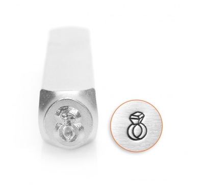 Impress Art Diamond Ring Metal Design Stamp - SGSC158-D-6MM