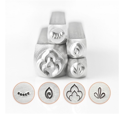 Impress Art Henna Mandala (4 Pack) Metal Design Stamp Set - SGSC15K-AW-4PC