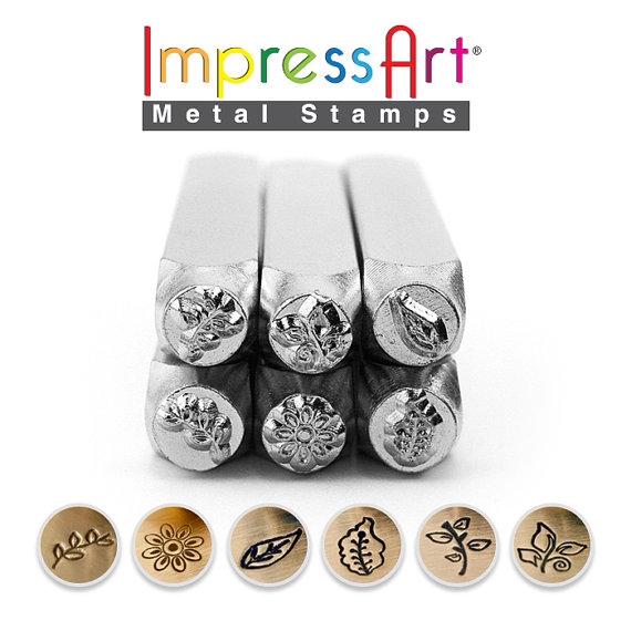 Impress Art Nature (6 Pack) Metal Design Stamp Set - SGSC15K-O-6PC