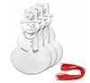 Impress Art Aluminum DIY Snowman Ornament Project Kit Metal Stamping Blank - SGSCK009