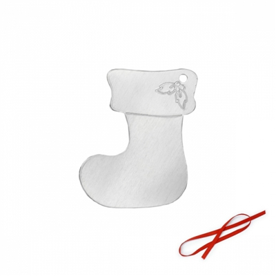 Impress Art Aluminum DIY Stocking Ornament Project Kit Metal Stamping Blank - SGSCK020