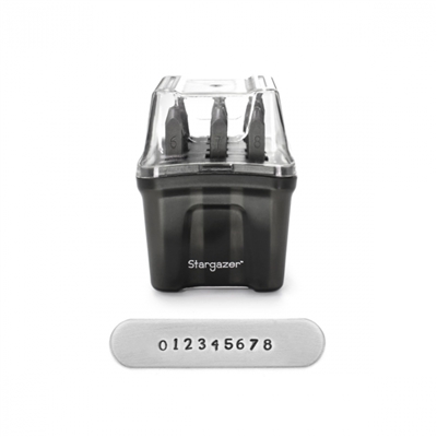 Impress Art 2mm Stargazer Font Metal Number Stamp Set - SGSCS11001