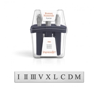 Impress Art 3mm Roman Numeral Font Metal Number Stamp Set - SGSCS11008
