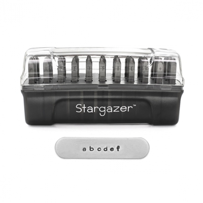 Impress Art 2mm Stargazer Font Metal Letter Lowercase Stamp Set - SGSCS13001