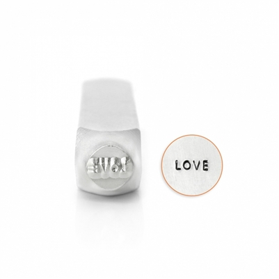 Impress Art "Love" Word Metal Design Stamp - SGSCS150022