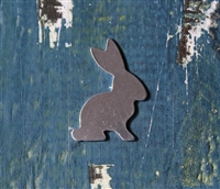 Aluminum 1.25" x 1" Bunny Metal Stamping Blank - 1 Blank - SGSOL-A004
