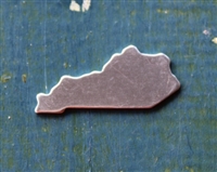 Aluminum .61" x 1.38" US State Kentucky Metal Stamping Blank - 1 Blank - SGSOL-KY