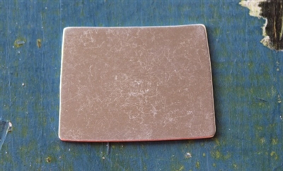 Aluminum 1.05" x 1.36" US State Wyoming Metal Stamping Blank - 1 Blank - SGSOL-WY