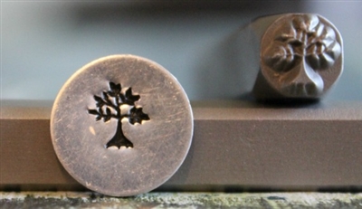 6mm Spring Tree Metal Design Stamp - SGUB-25