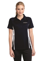 Ladies Sport Tek Colorblock Stripe Polo