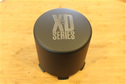 KMC XD Series Matte Flat Black Wheel RIm Push Thru Center Cap 1001357 F106-23