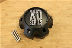KMC XD Series 796 797 798 Matte Flat Black 6 Lug Wheel Rim Center Cap 1079L140