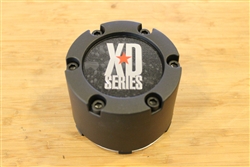 KMC XD Series Matte Flat Black Wheel RIm Snap In Center Cap 1414-1342-CAP