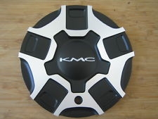 KMC 663 Swindle Matte Flat Black Wheel Rim Center Cap KMC663 55581880F-1