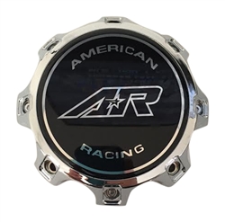American Racing 6192-1708-CAP CARA1708CH 8 Lug Chrome Center Cap