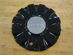 Fusion Roulette Black Wheel Rim Center Cap CAP 663L156 (6 1/8")
