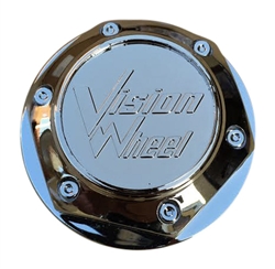 Vision Wheels 763-CAP Pop In Chrome Center Cap MB