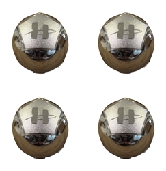 4 X 789K101 Helo Maxx 6 Chrome Wheel Snap In Center Cap