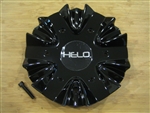 Helo 866 Gloss Black Wheel Rim Center Cap C-HE866-CB-4 C-HE866-CB-3