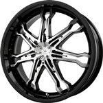 Verde Wheels V29 Calibre Black and Machined Center Cap C-V29-BM