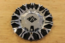 Black Ice VB10 Nocturno Chrome Black Wheel Rim Center Cap C-VB10-CB