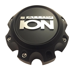 Ion Alloy C10135MB06 C-348-13 Matte Black Center Cap 8 Lug
