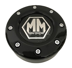 Mayhem Wheels C1080502B 81232090F-2 Gloss Black Wheel Center Cap